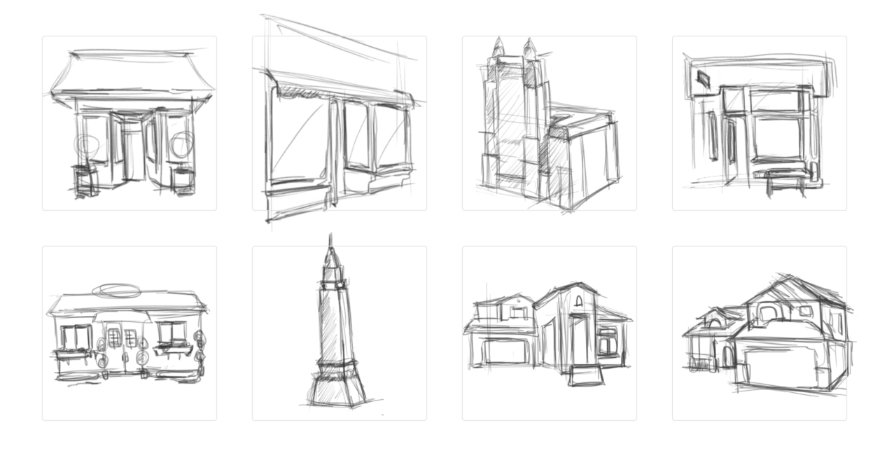 Growing Urban illustration project early sketches